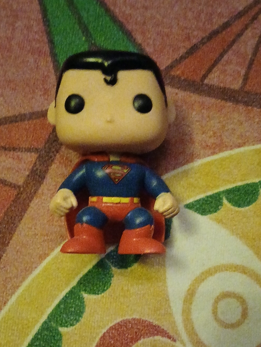 DC Comics Red & Blue Superman Funko-Style Collectible